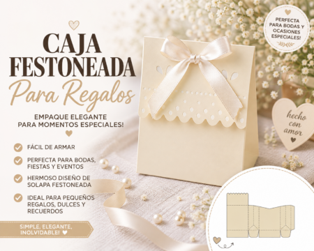 Caja Festoneada para Regalos