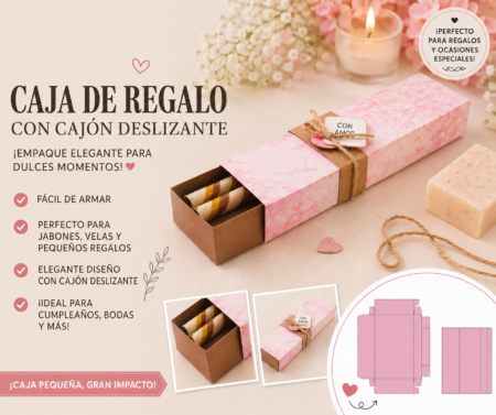 Caja con Cajón Deslizante