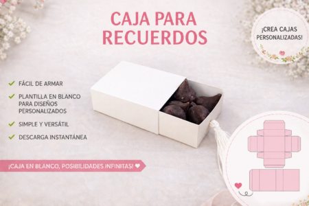 Caja para Recuerdos Personalizable