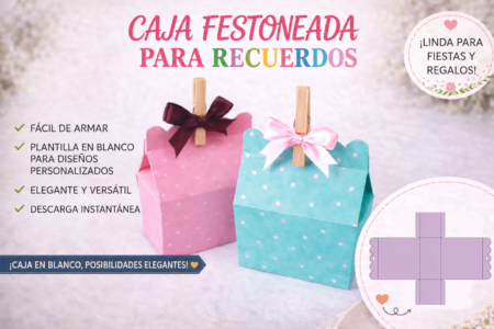 Caja Festoneada para Recuerdos