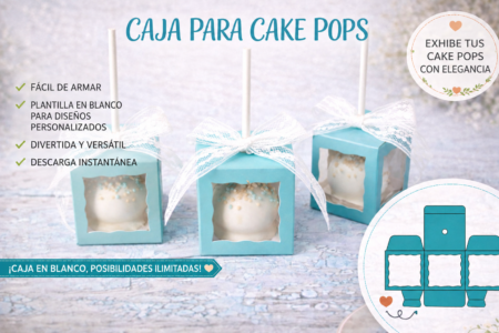 Caja para Cake Pops con Ventana