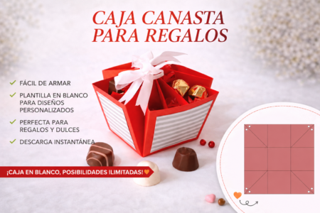 Caja Canasta para Regalos